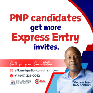 PNP candidates get more Express Entry invites.