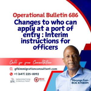 Operational bulletin 686