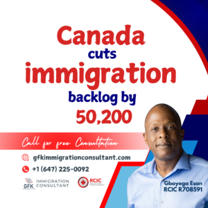 Canada cuts immigration backlog by 50,200