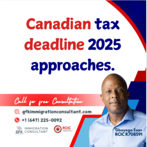 Canadian tax deadline 2025 approaches.