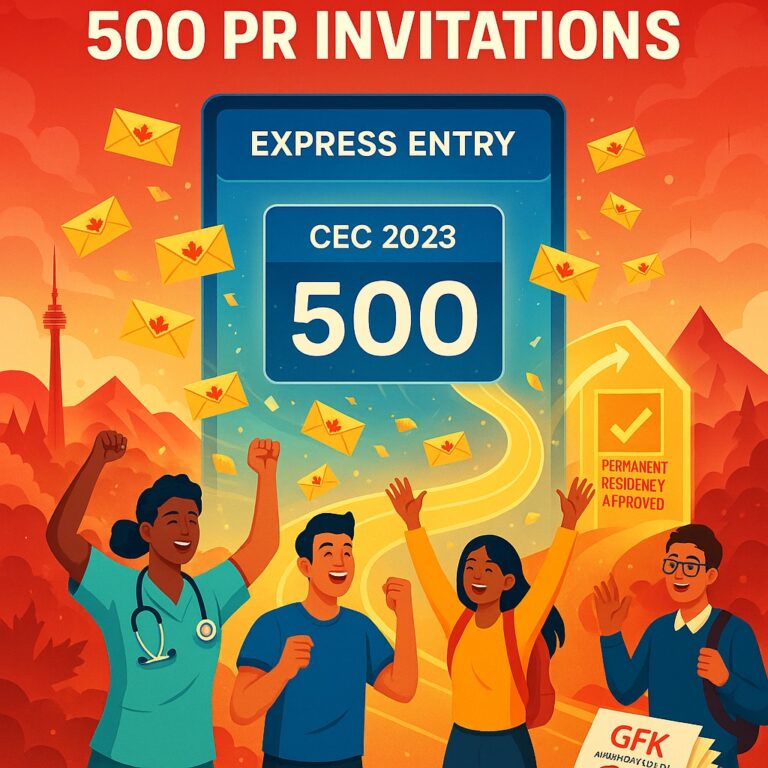CEC Express Entry Draw Sent 500 PR Invitations