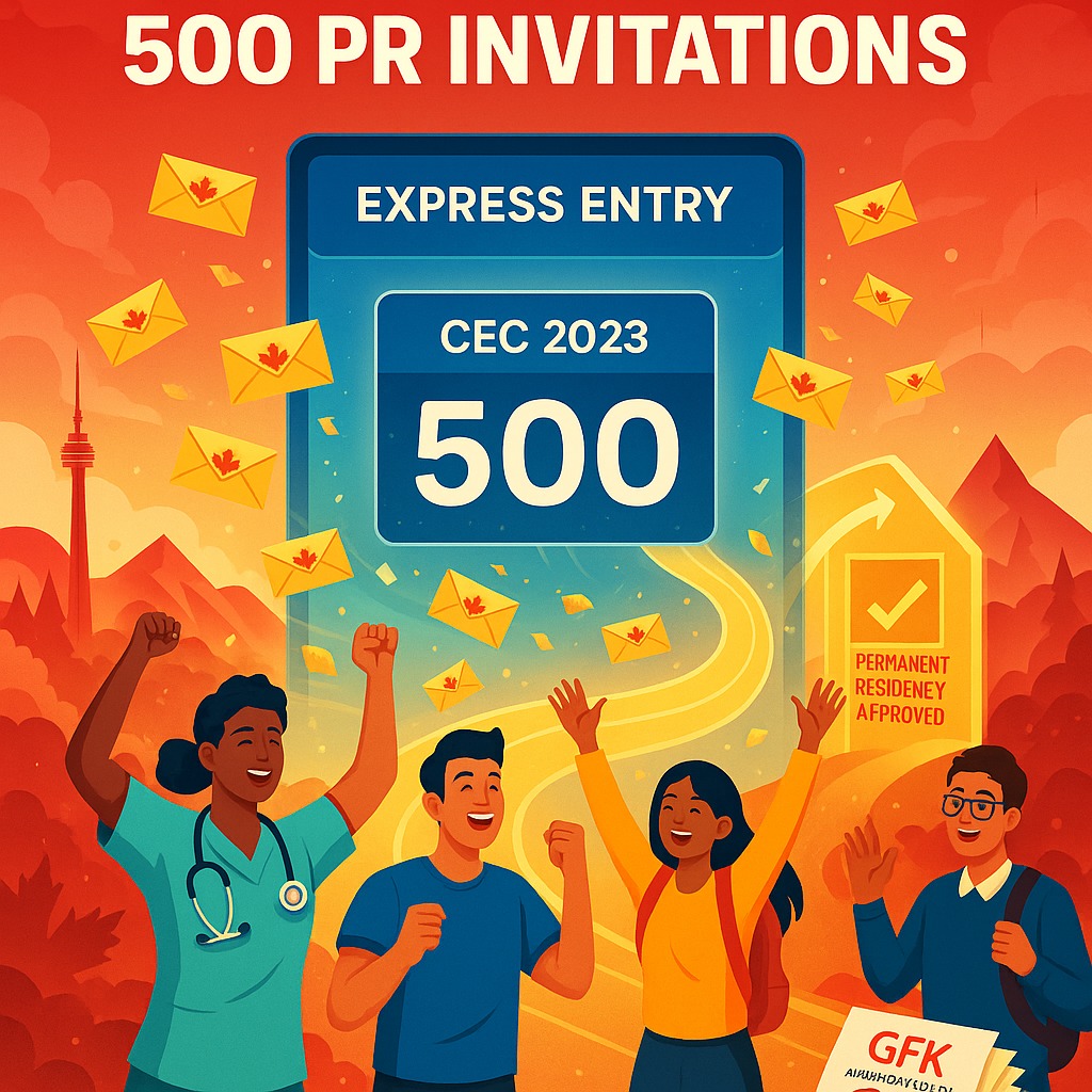 CEC Express Entry Draw Sent 500 PR Invitations