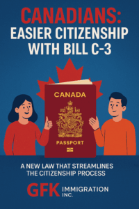 Canadians Easier citizenship with Bill C-3