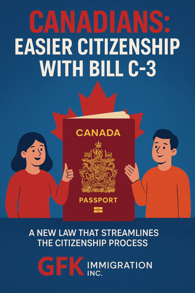 Canadians Easier citizenship with Bill C-3