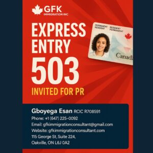 Express Entry 503 invited for PR