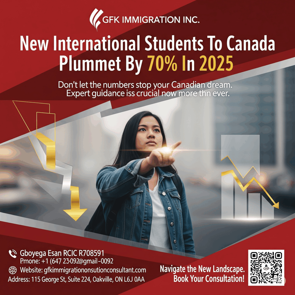 New International Students To Canada Plummet