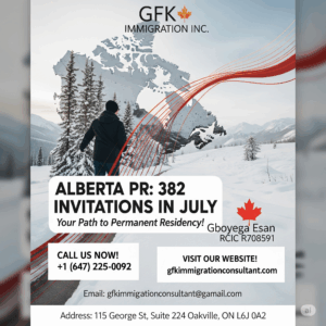 Alberta PR 382 Invitations in July