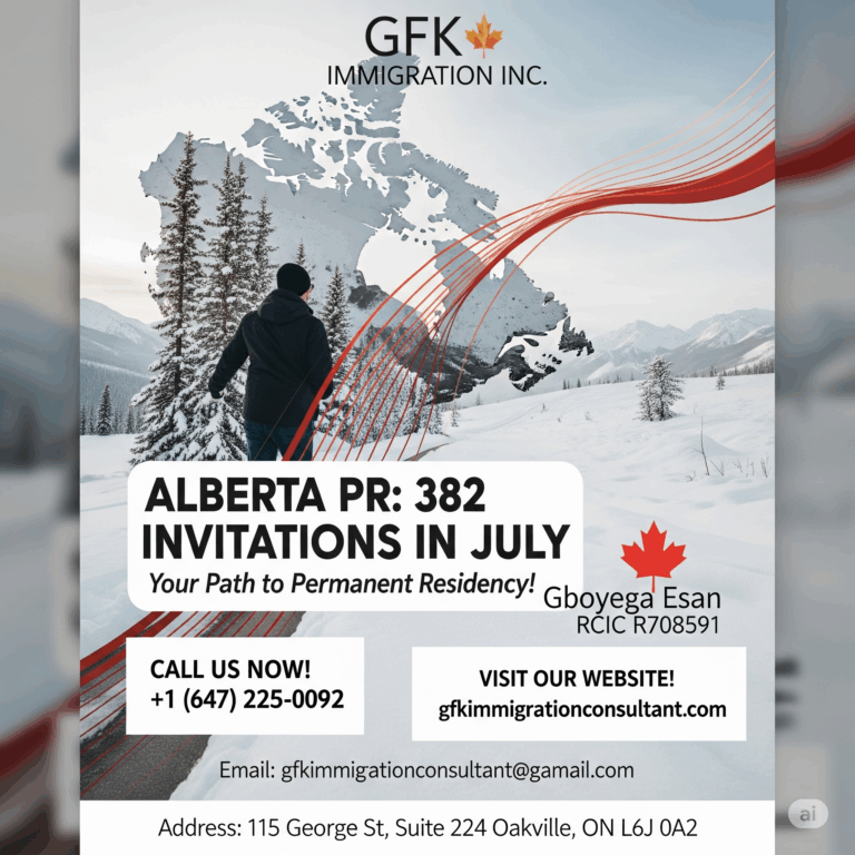 Alberta PR 382 Invitations in July