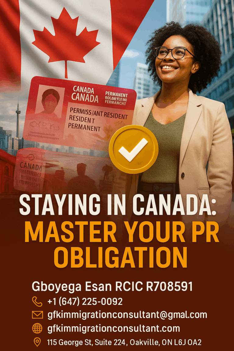 Staying in Canada: Master Your PR Obligation