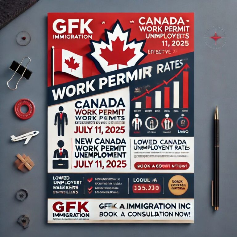 New Canada Work Permit Unemployment Rates Effective July 11