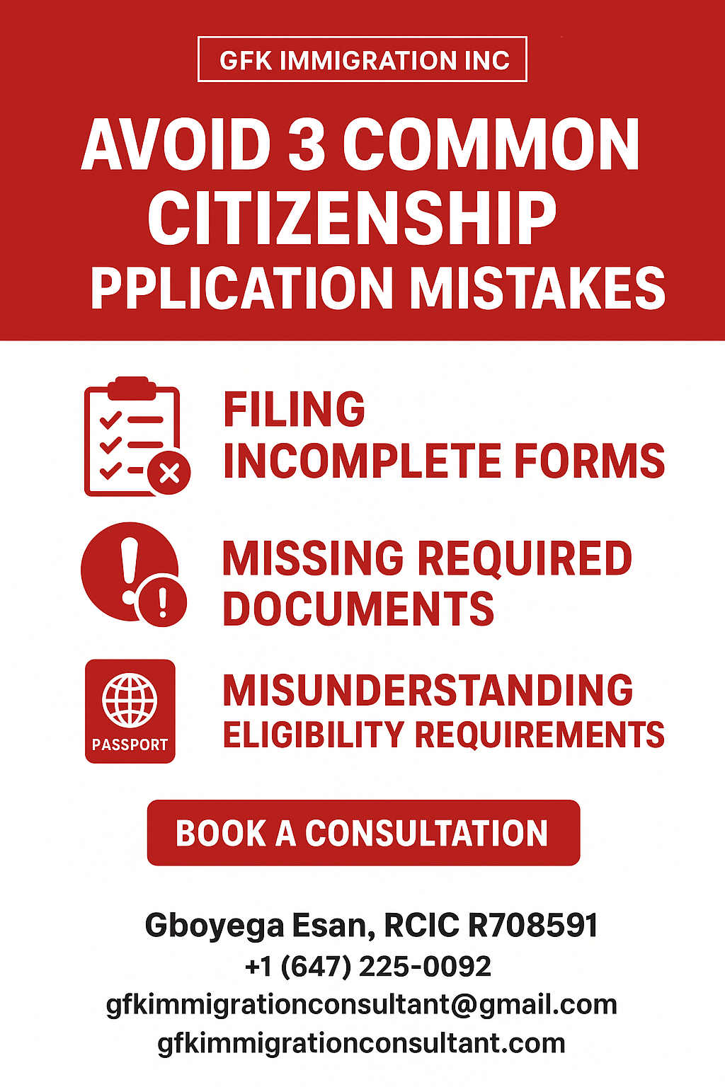 Avoid 3 common citizenship mistakes