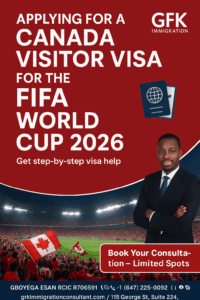 Applying for a Canada visitor visa for the FIFA World Cup