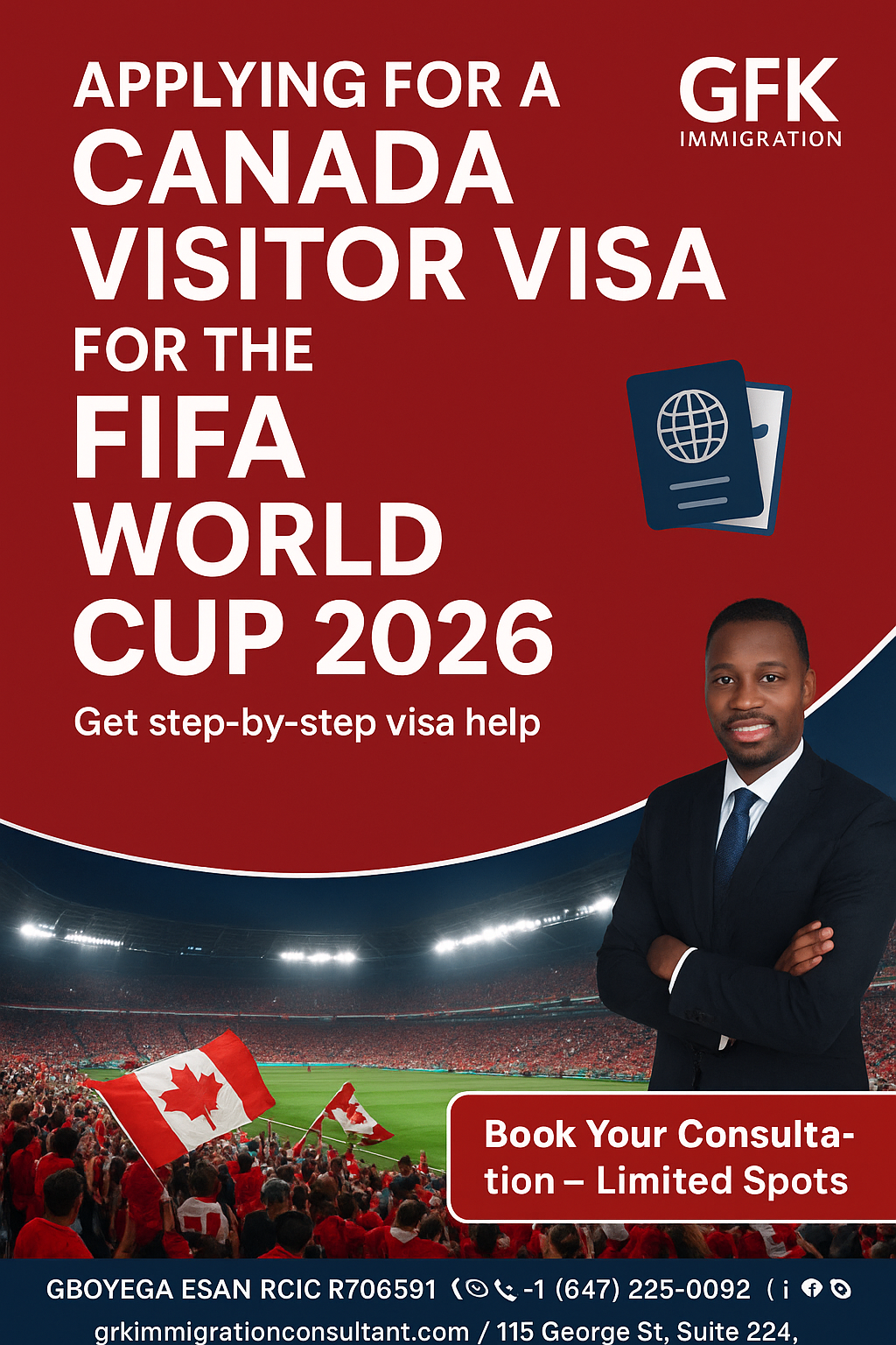 Applying for a Canada visitor visa for the FIFA World Cup