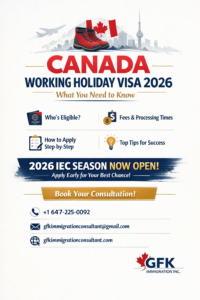 Canada Working Holiday Visa 2026