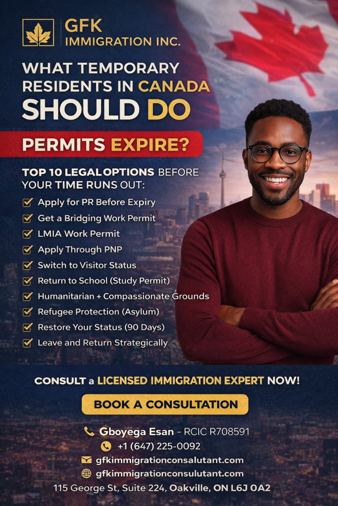 What Temporary Residents in Canada Should Do