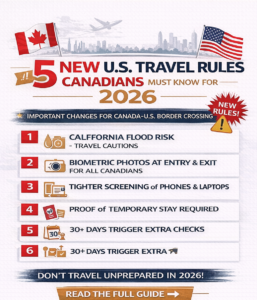 5 New U.S. Travel Rules Canadians Must Know for 2026