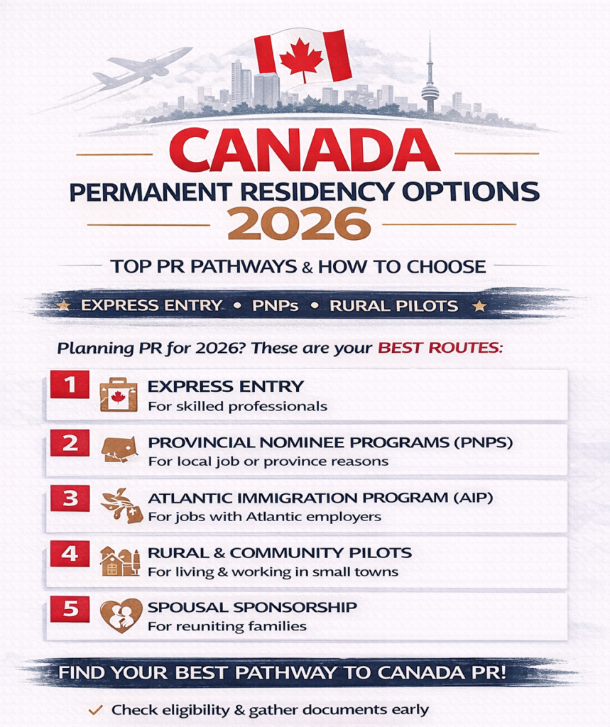 Canada Permanent Residency Options 2026