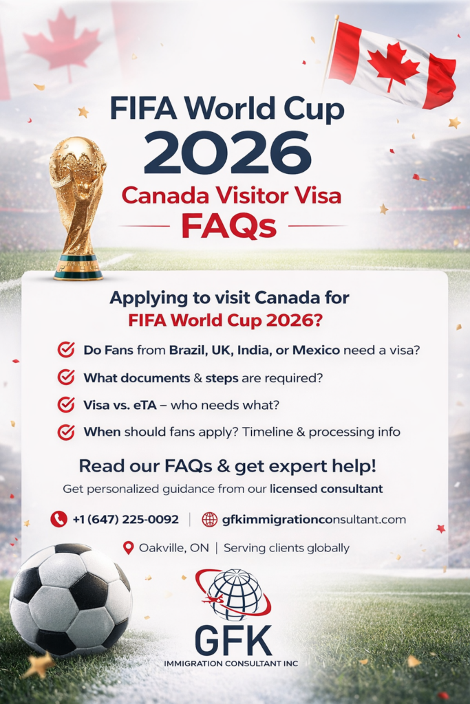 FIFA World Cup 2026 Canada Visitor Visa FAQs