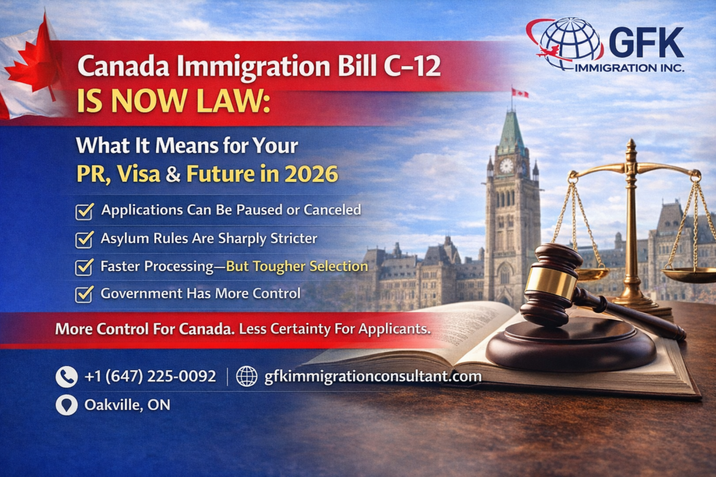 Canada Immigration Bill C-12 Is Now Law What It Means for Your PR, Visa & Future in 2026