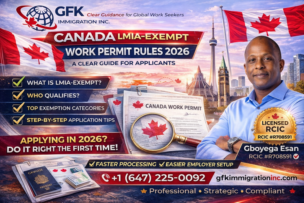 Canada LMIA-Exempt Work Permit Rules 2026