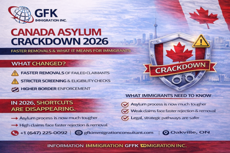 Canada Asylum Crackdown in 2026