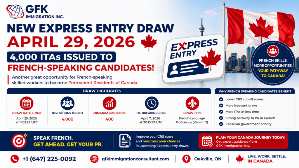New Express Entry Draw on April 29