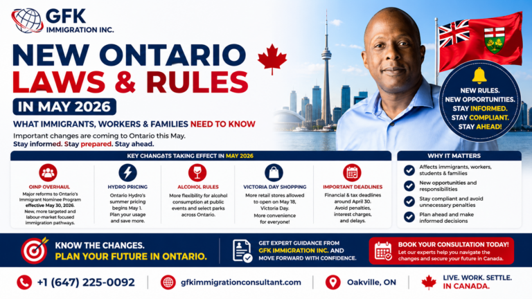 New Ontario Laws and Rules in May 2026