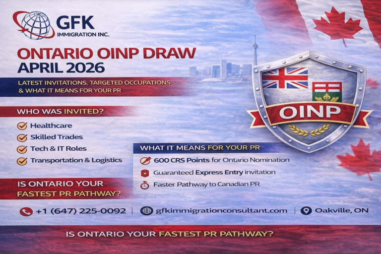 Ontario OINP Draw April 2026