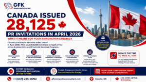 Canada Issued 28,125 PR Invitations in April 2026