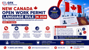 New Canada Open Work Permit Language Rule in 2026
