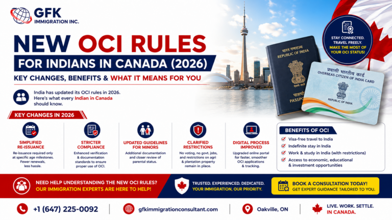 New OCI Rules for Indians in Canada (2026)