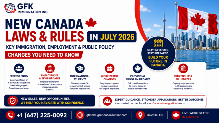New Canada Laws and Rules in July 2026