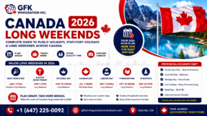 Canada Long Weekends 2026