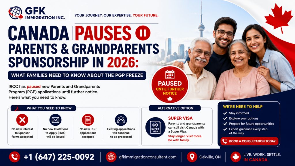 Canada Pauses Parents and Grandparents Sponsorship in 2026