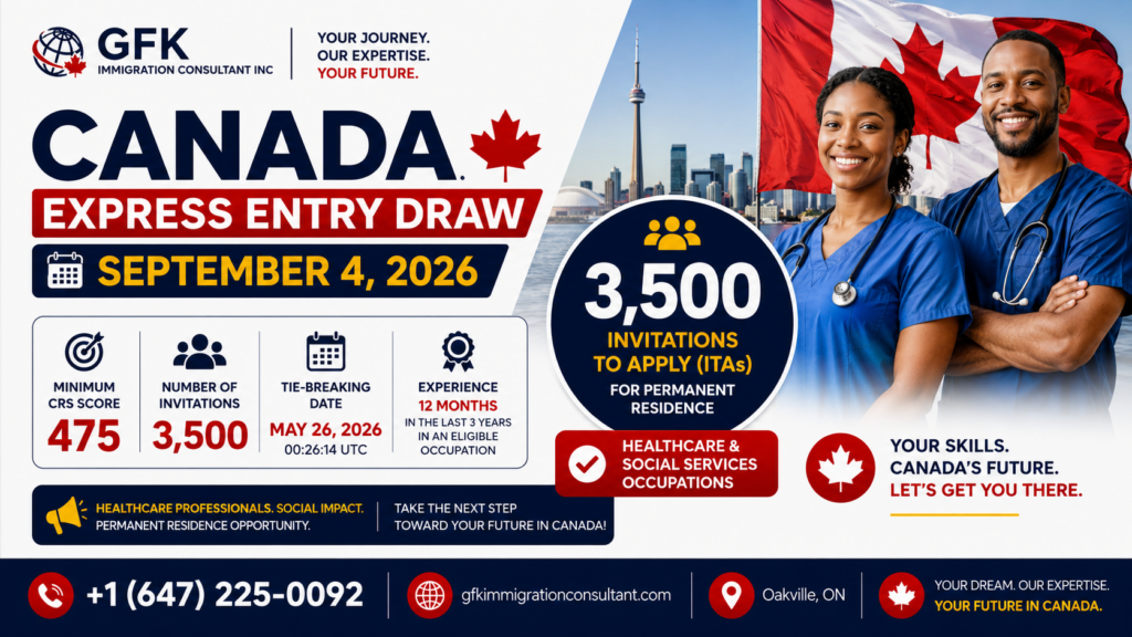 Canada Express Entry Draw September 4